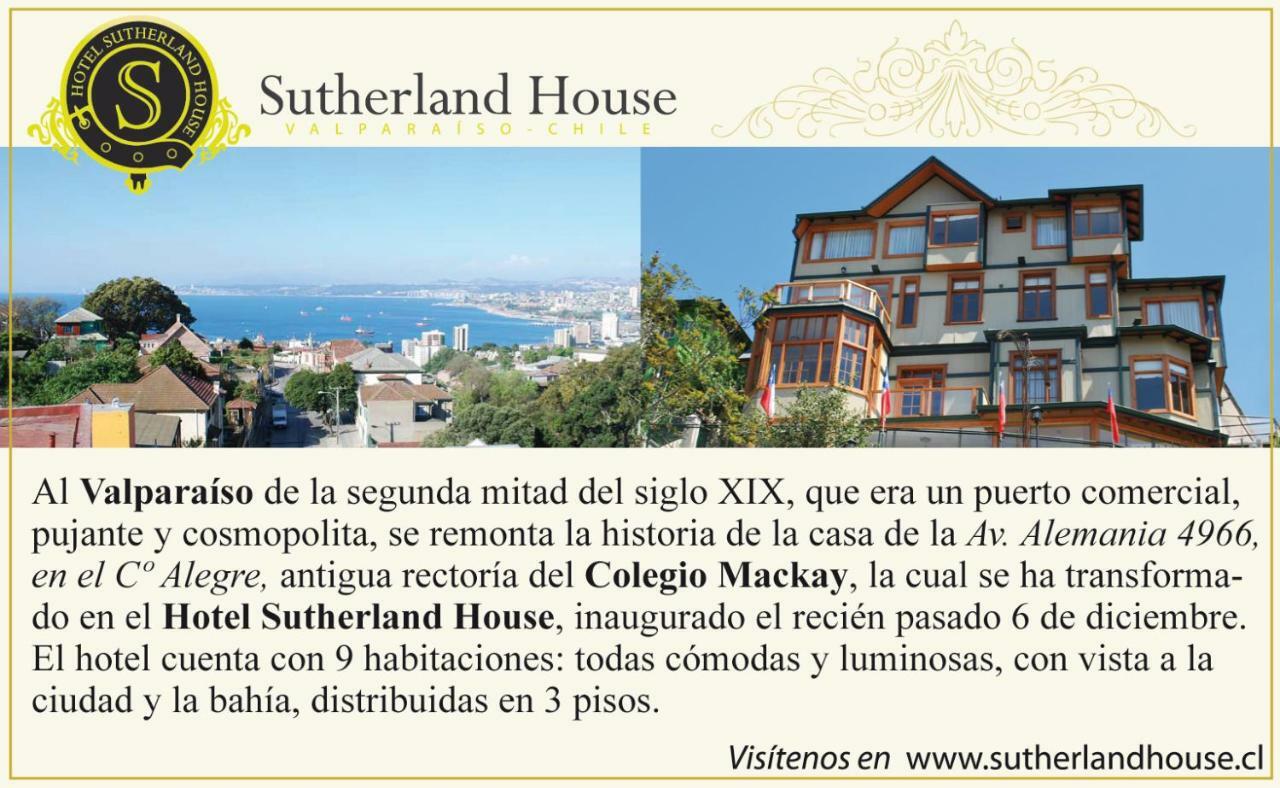 Sutherland House Valparaíso Dış mekan fotoğraf